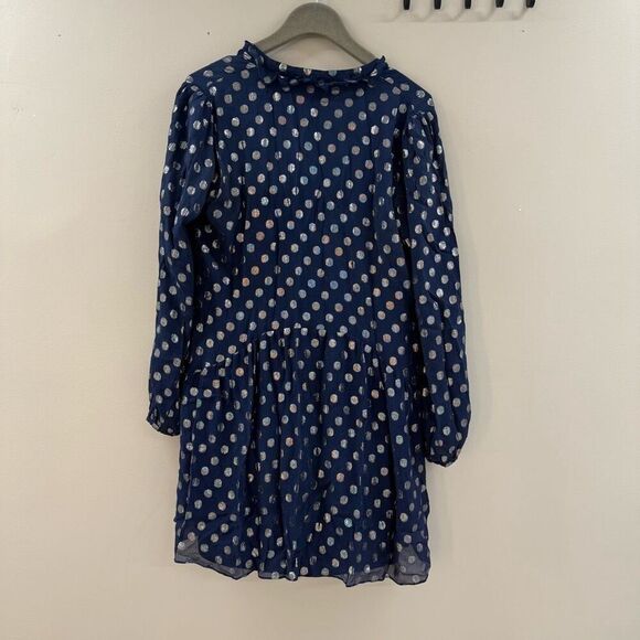 SALONI Navy Dot Tilly Ruffle Dress 💖 - Picture 7 of 9
